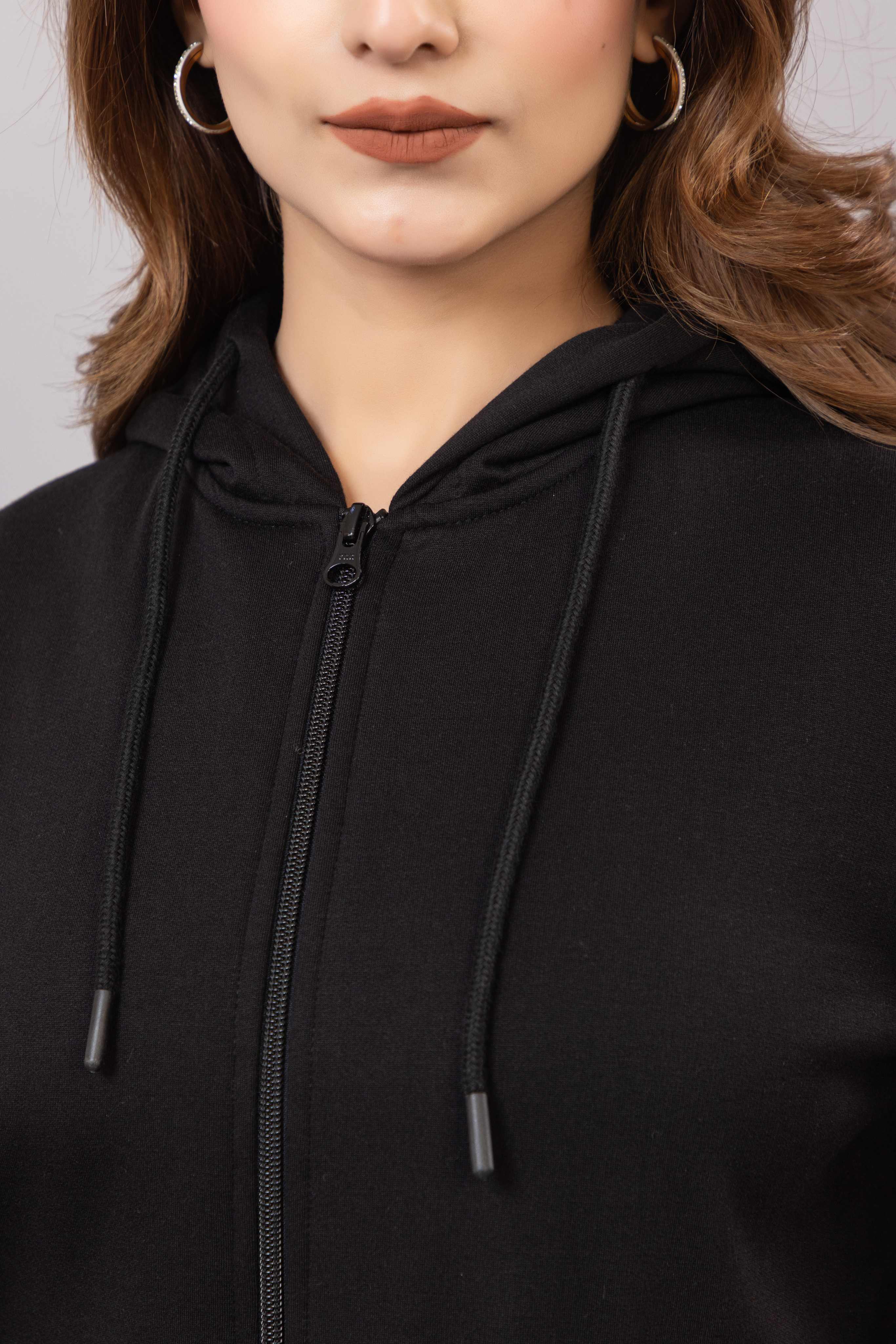 Black winter warm hoodies with ultimate comfort