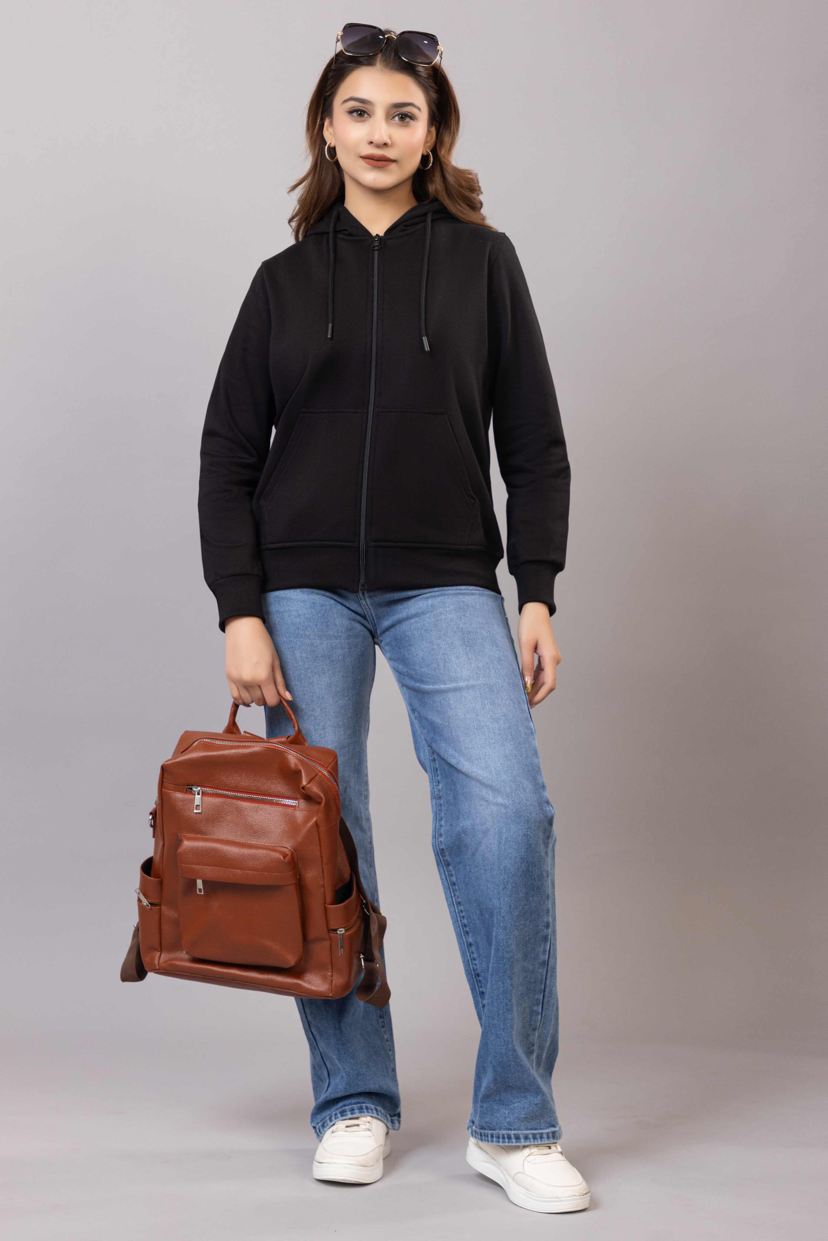 Black winter warm hoodies with ultimate comfort