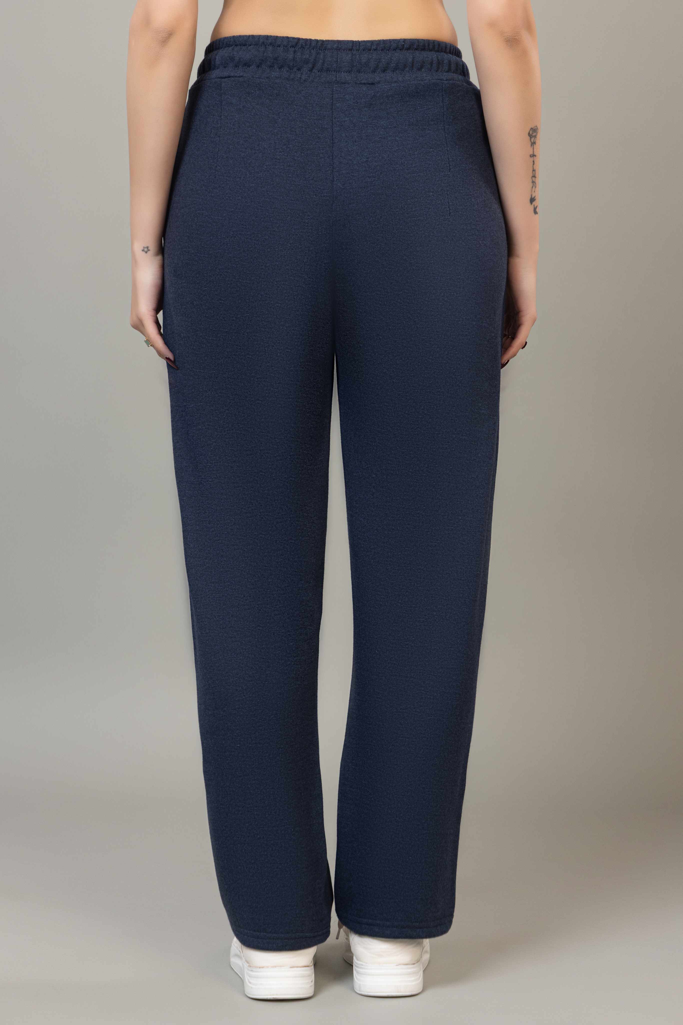 Winter warm straight fit pants