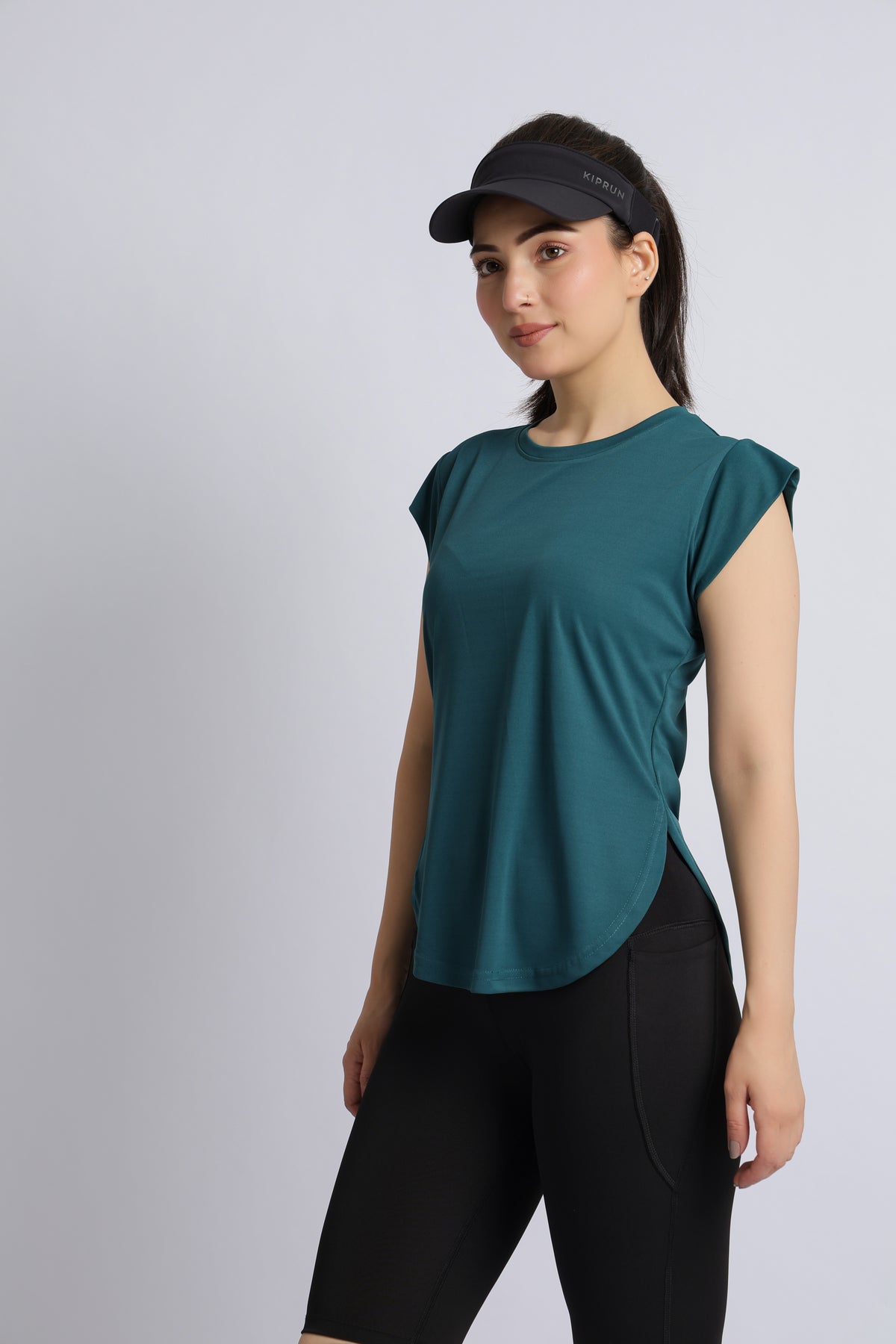 Teal active style tshirt