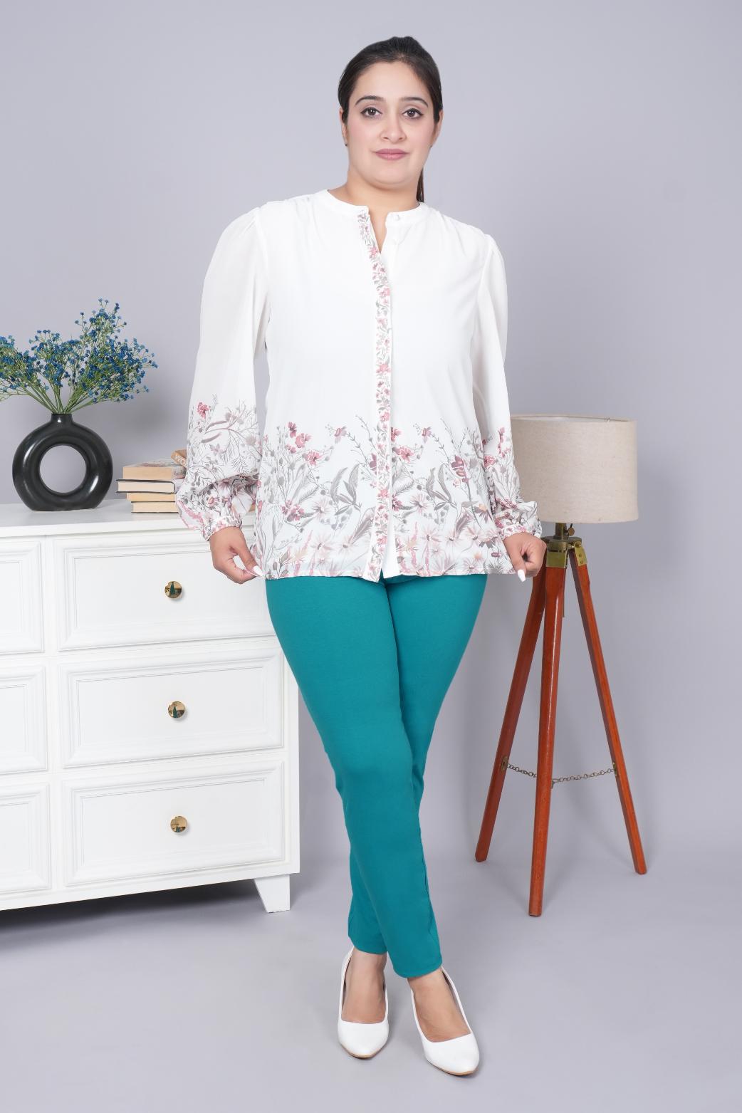 Ramar green cotton lycra legging