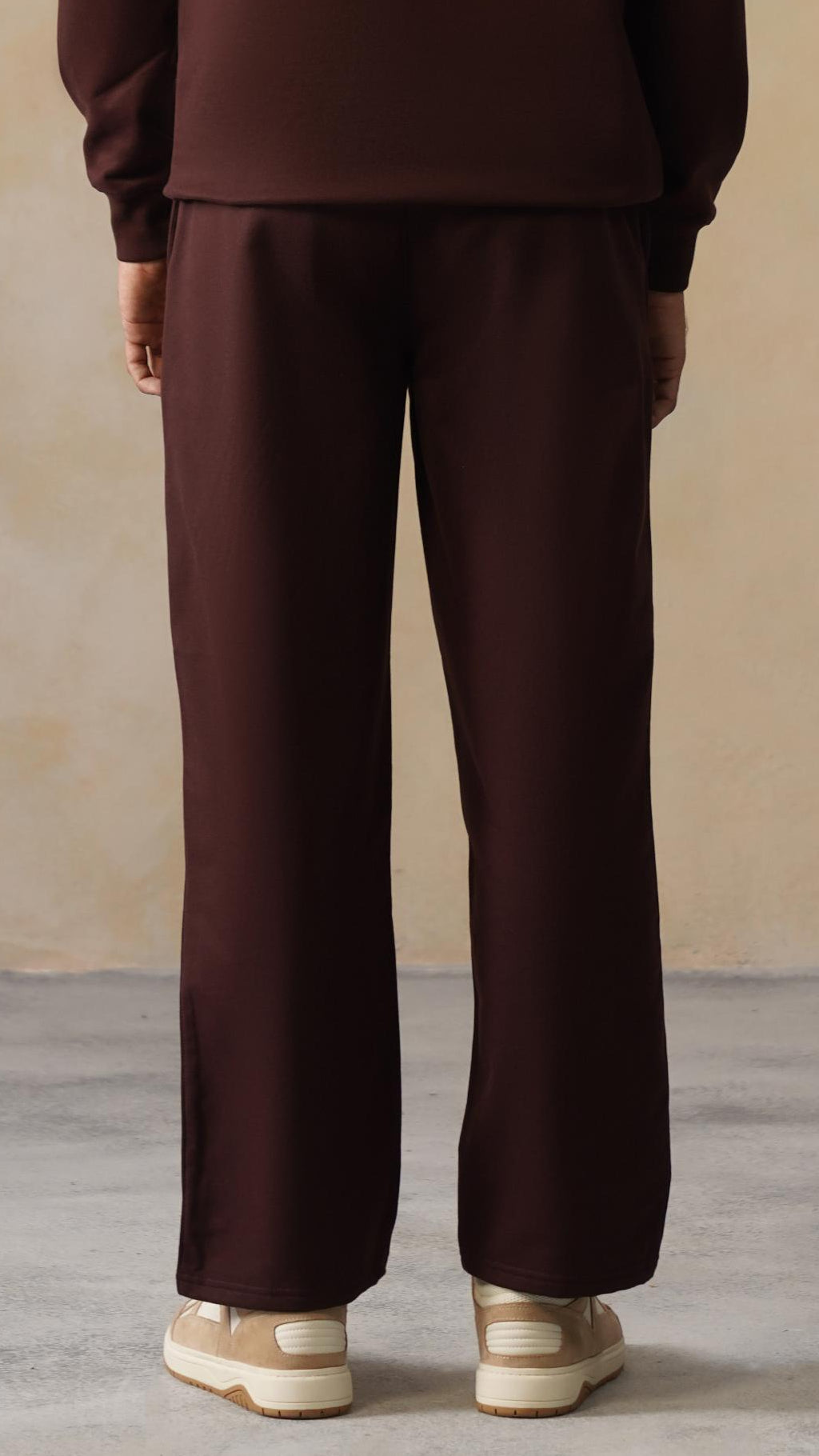 Coffee men winter straight fit pants