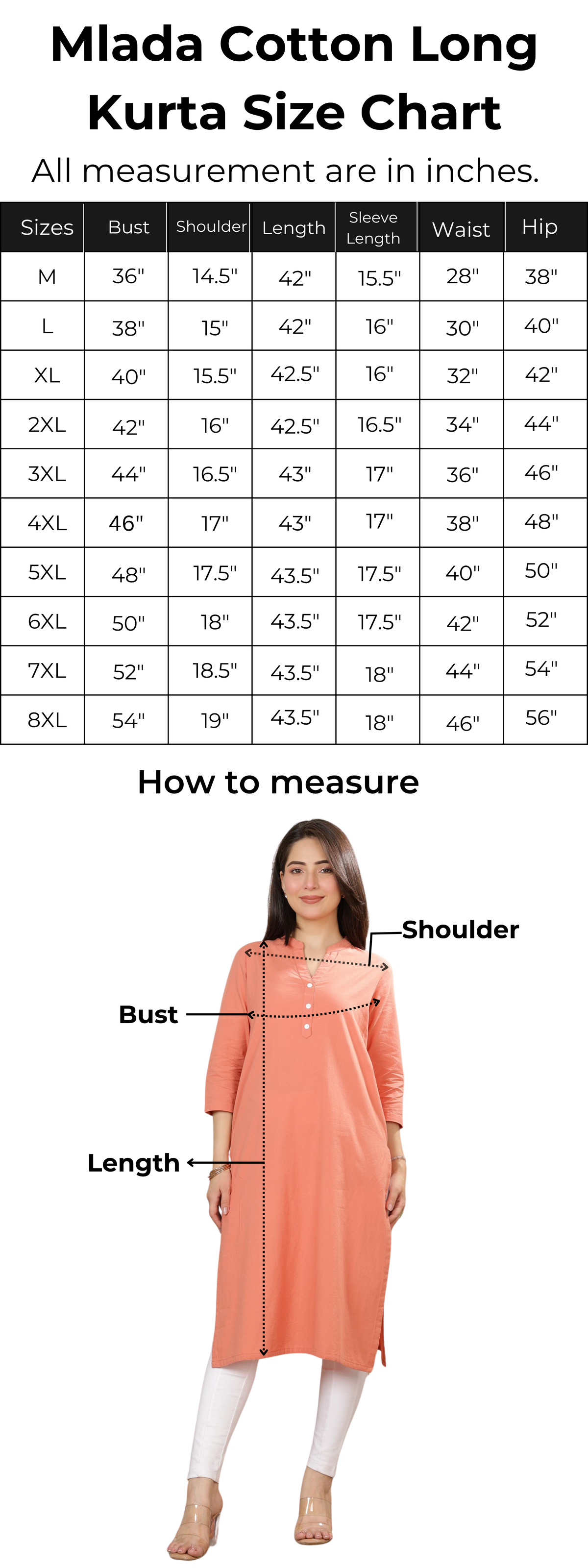 Mustard 100% Premium Cotton Long Kurta