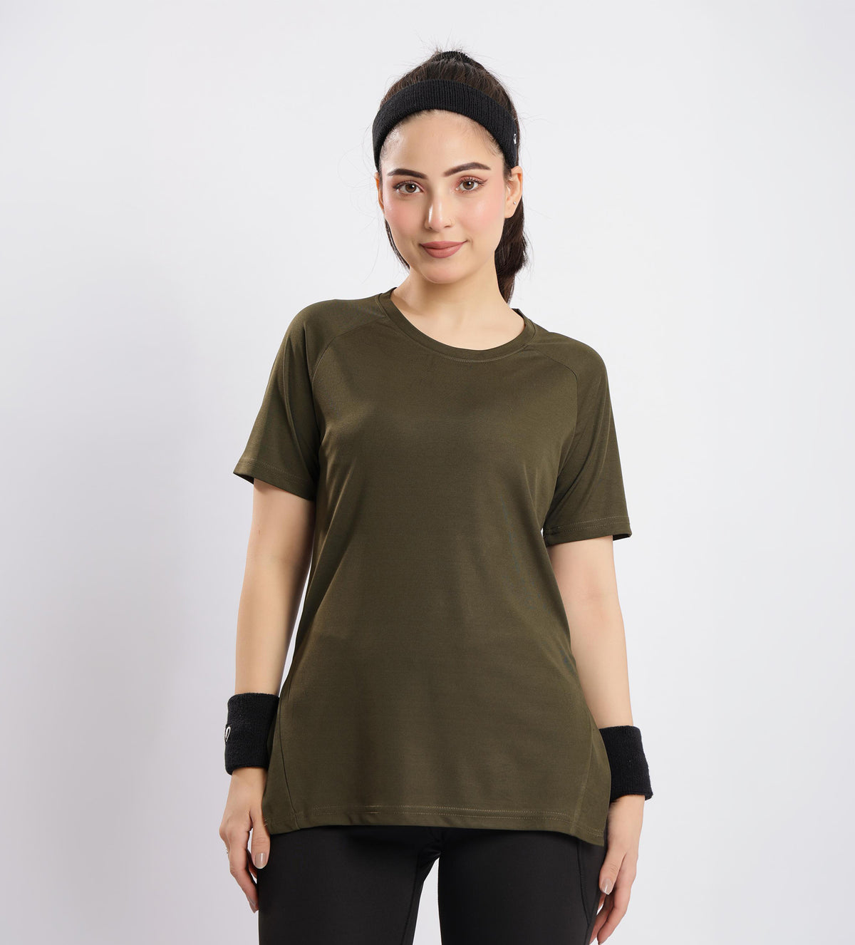 Olive active relax tshirt