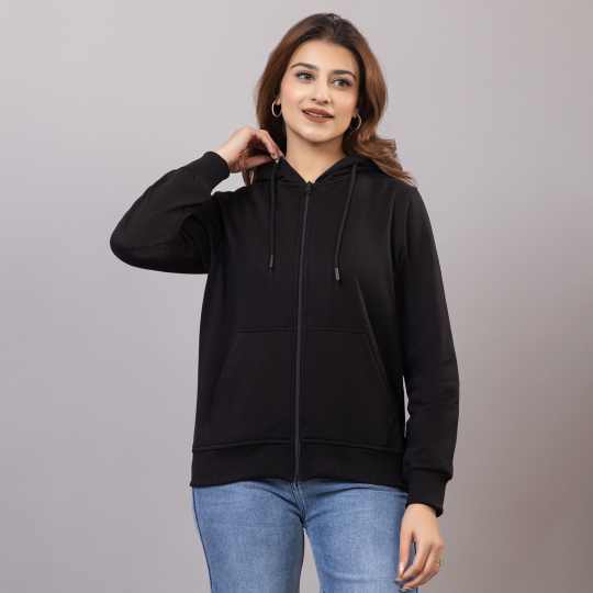 Black winter warm hoodies with ultimate comfort