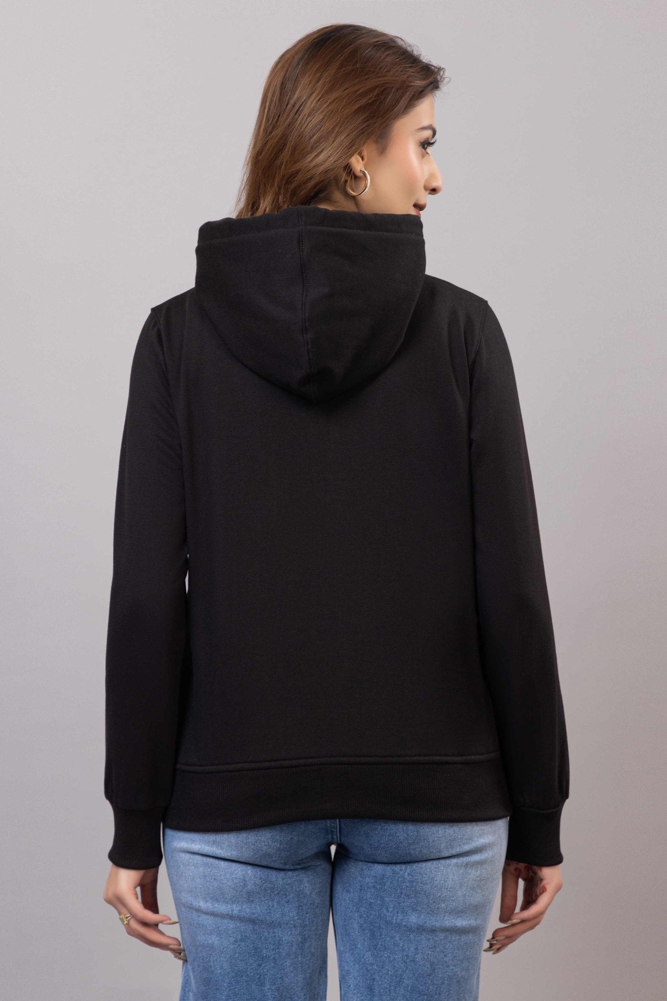 Black winter warm hoodies with ultimate comfort - Winter hoodies
