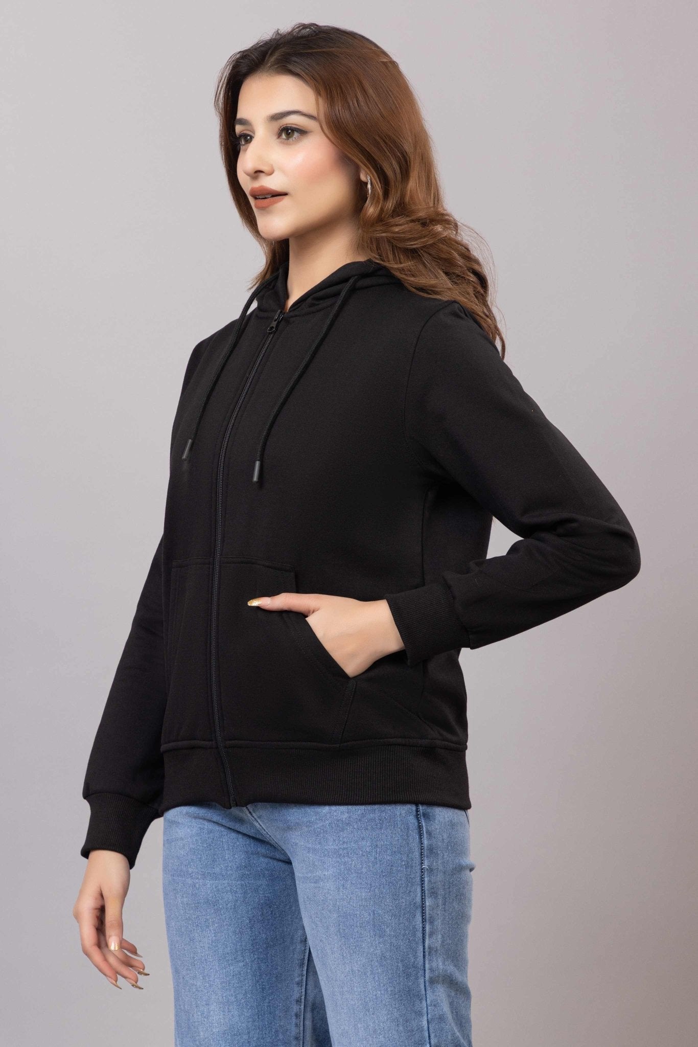 Black winter warm hoodies with ultimate comfort - Winter hoodies