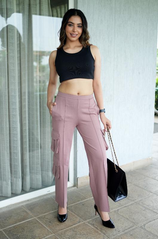 Cairo stretchable biowash cotton cargo pant with superior elastic belt. - Milano Cargo Pants