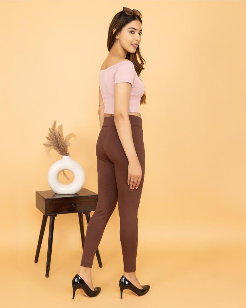 Caramel Jeggings -Milano jegging pants