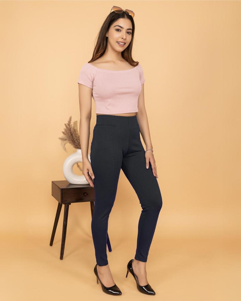 Charcoal Jeggings -Milano jegging pants