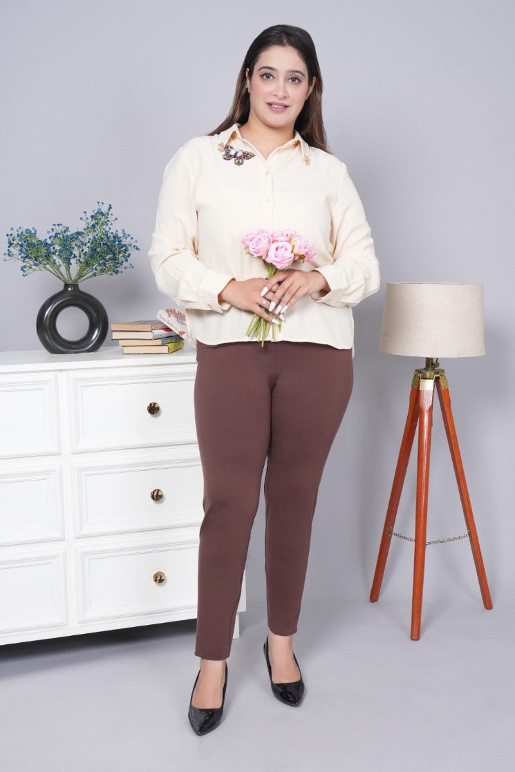 Coffee bean cotton legging - Cotton leggings