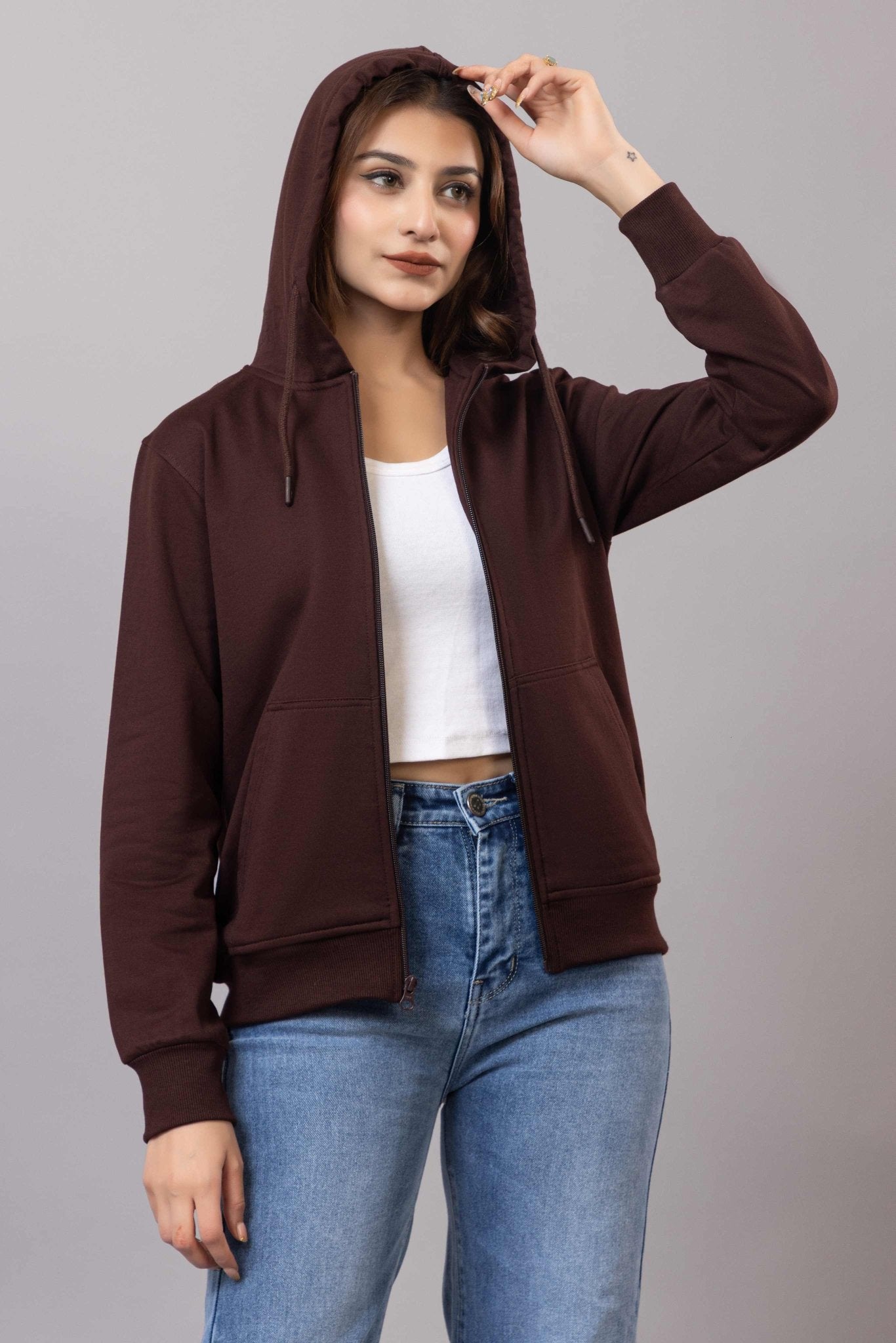 Coffee winter warm hoodies with ultimate comfort - Winter hoodies