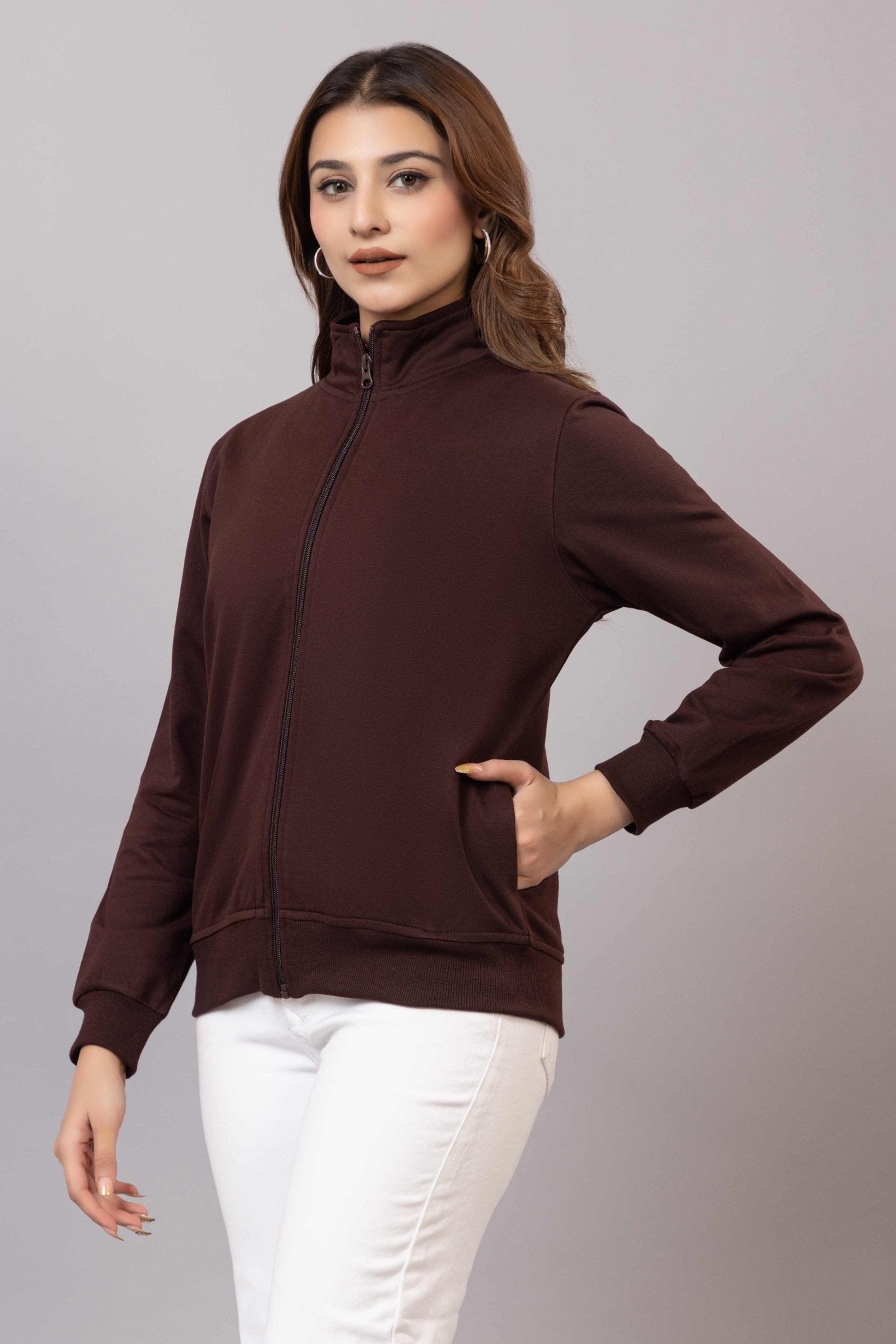 Coffee winter warm sweatshirt with ultimate comfort - Winter sweatshirt