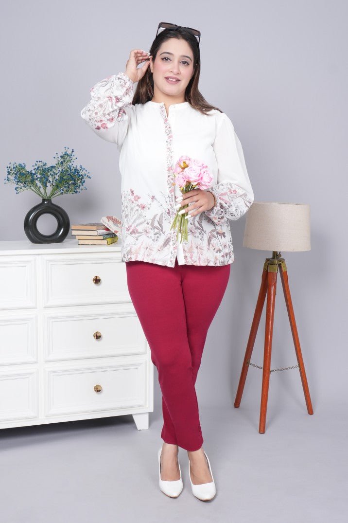 Dark rose cotton legging - Cotton leggings