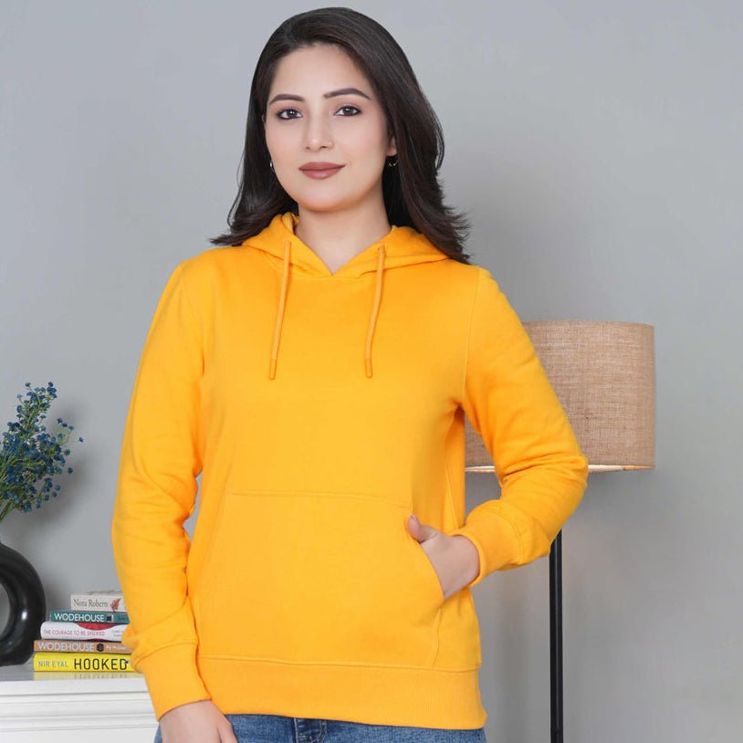 Gold winter warm hoodies without zip with ultimate comfort - Winter hoodies