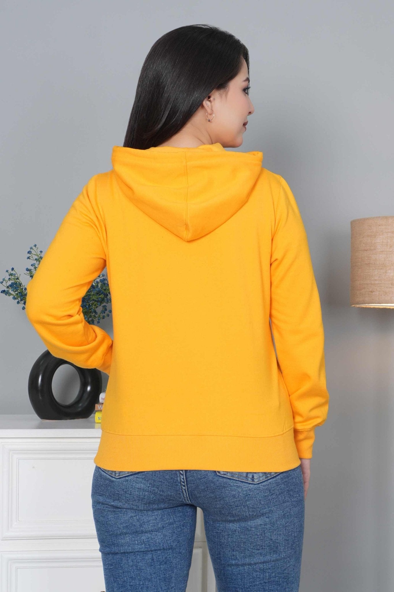 Gold winter warm hoodies without zip with ultimate comfort - Winter hoodies