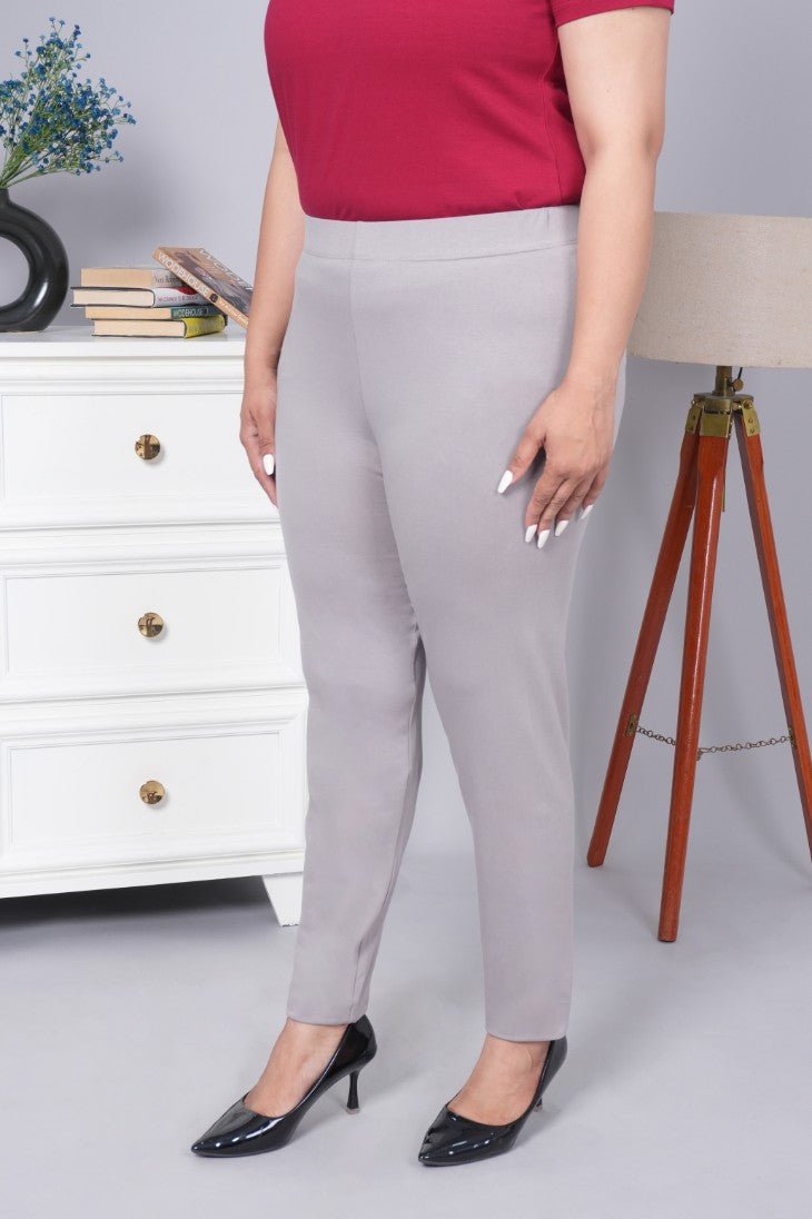 Light grey cotton legging - Cotton leggings