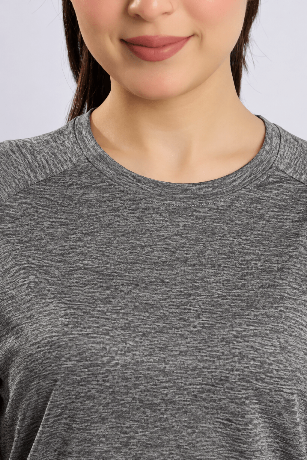 Light grey melange active relax tshirt -Active relax t shirt