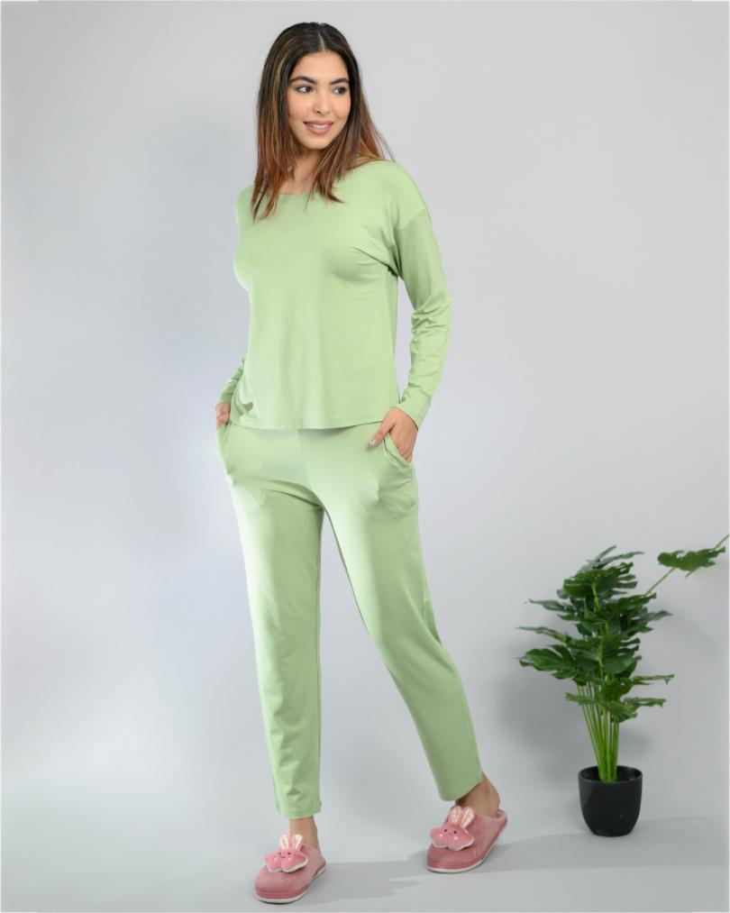 Light mint loungewear coordinate set -Loungewear coordinate set