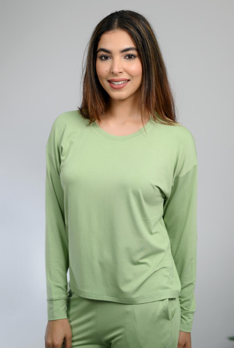 Light mint loungewear coordinate set -Loungewear coordinate set