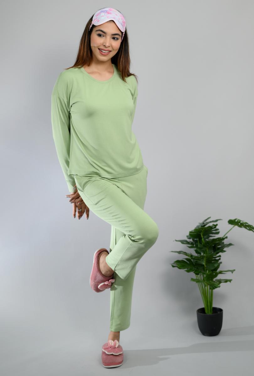Light mint loungewear coordinate set -Loungewear coordinate set