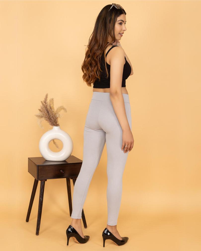 Lightgrey Jeggings -Milano jegging pants