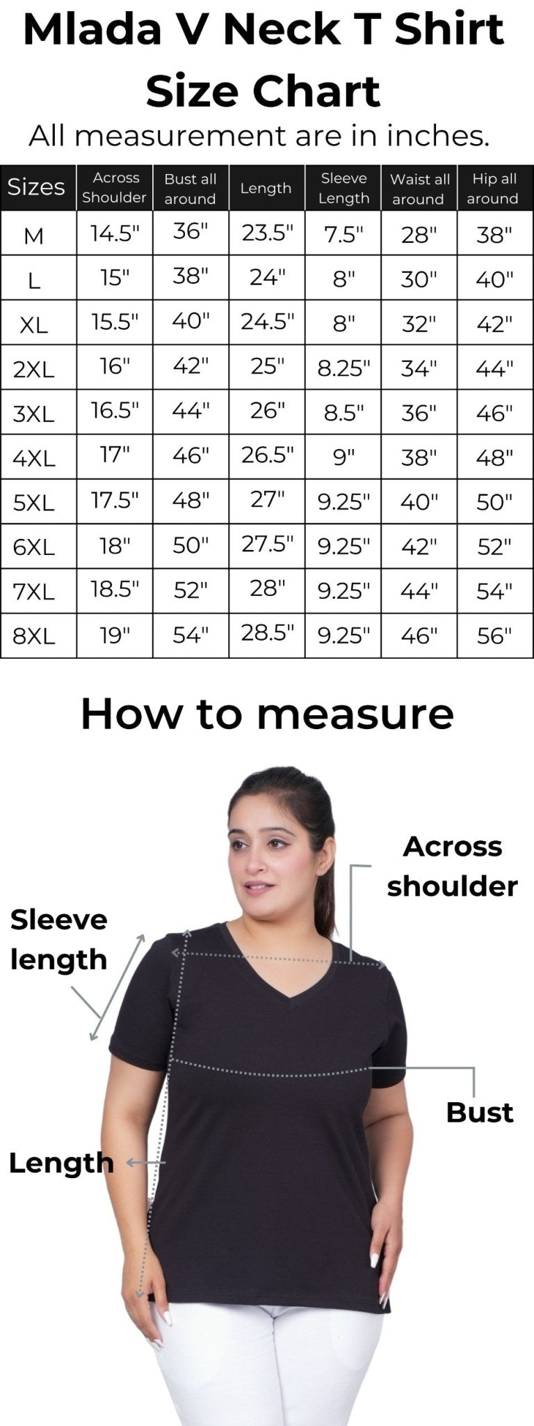 Lilac V - neck half - sleeve cotton lycra t-shirt - Cotton half sleeve v neck t-shirt