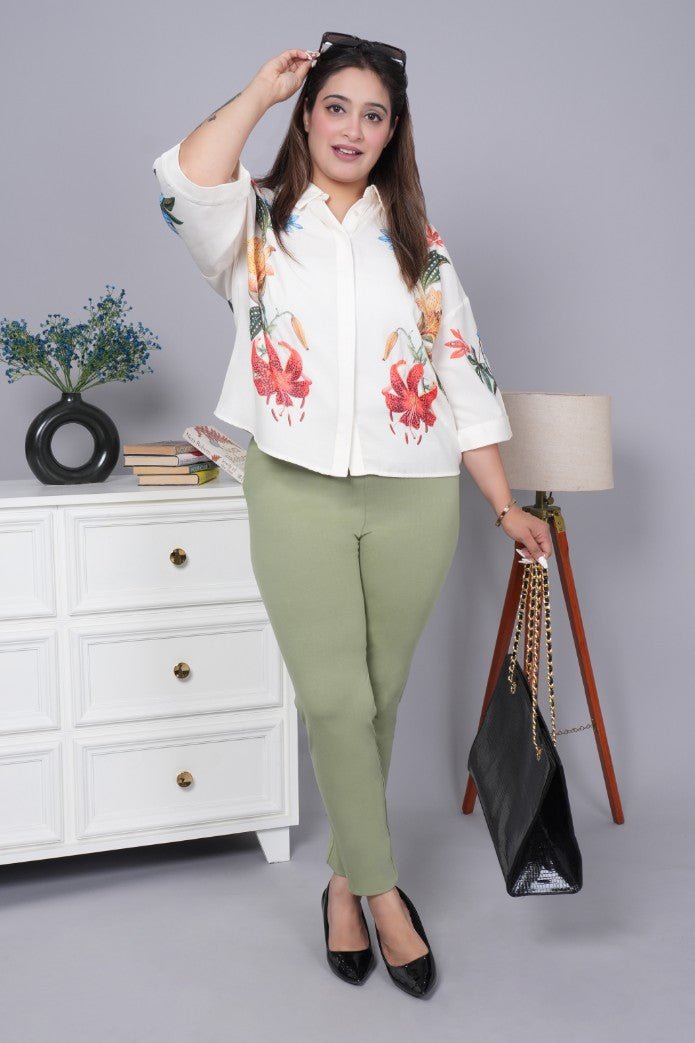 Mint cotton legging - Cotton leggings