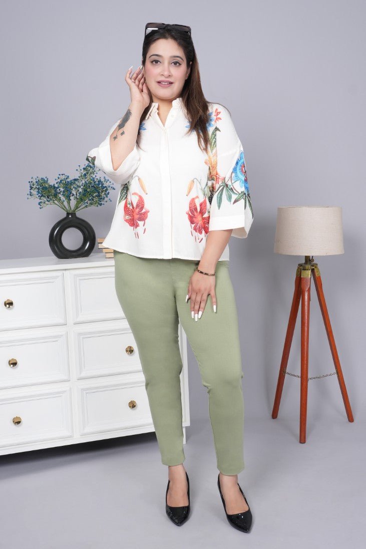 Mint cotton legging - Cotton leggings
