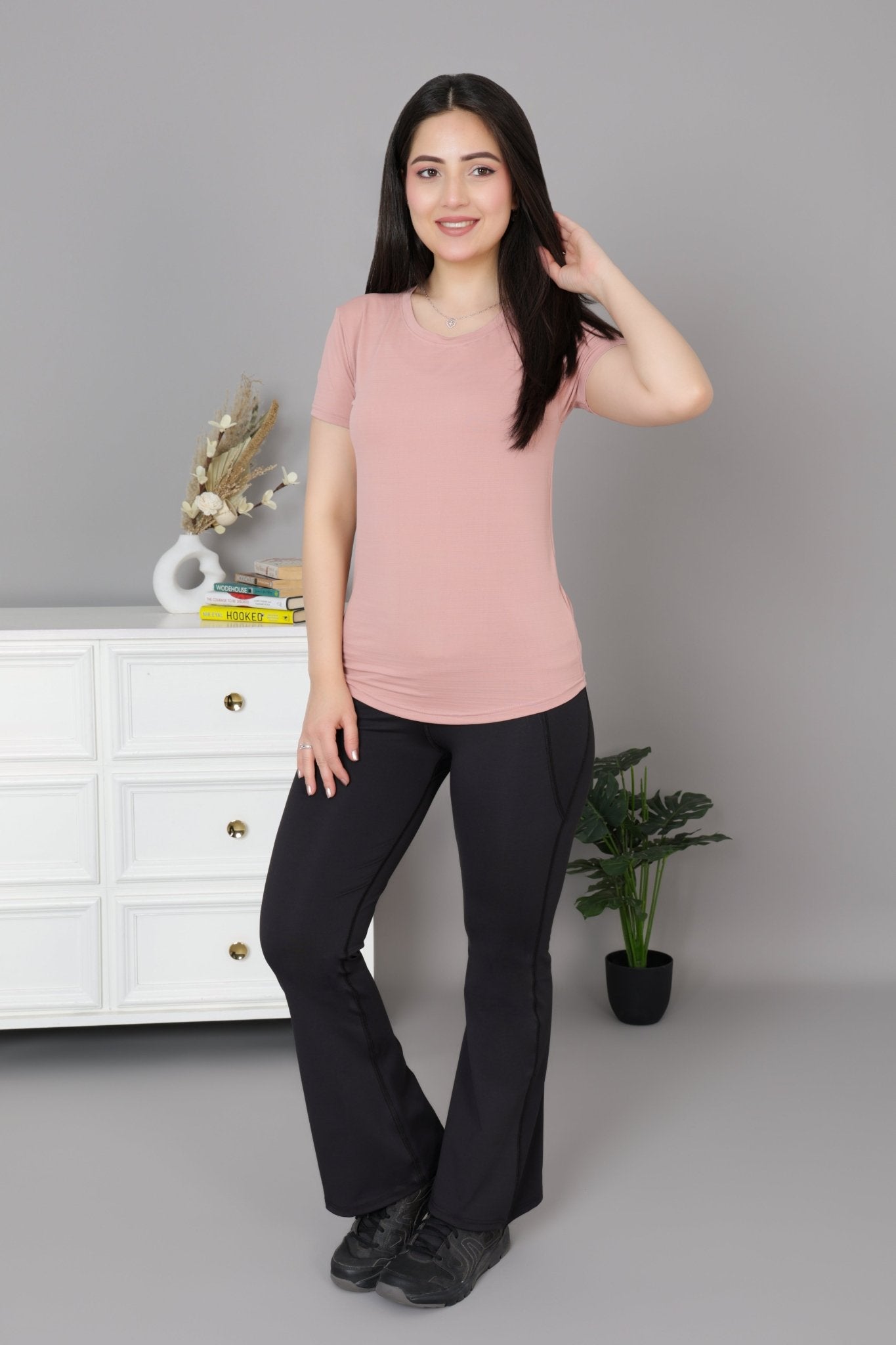 Misty Rose Active T Shirt - Active t shirt