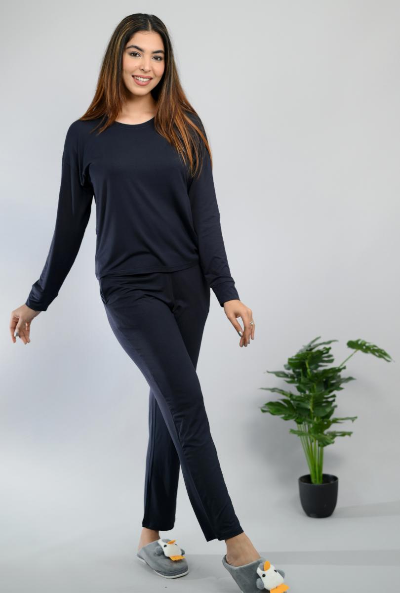 Navy loungewear coordinate set -Loungewear coordinate set