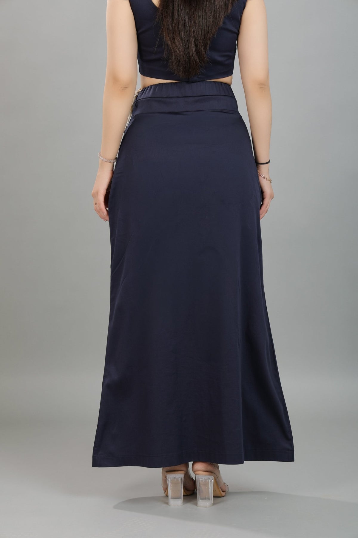 Navy saree shaper made from premium cotton -Saree shaper