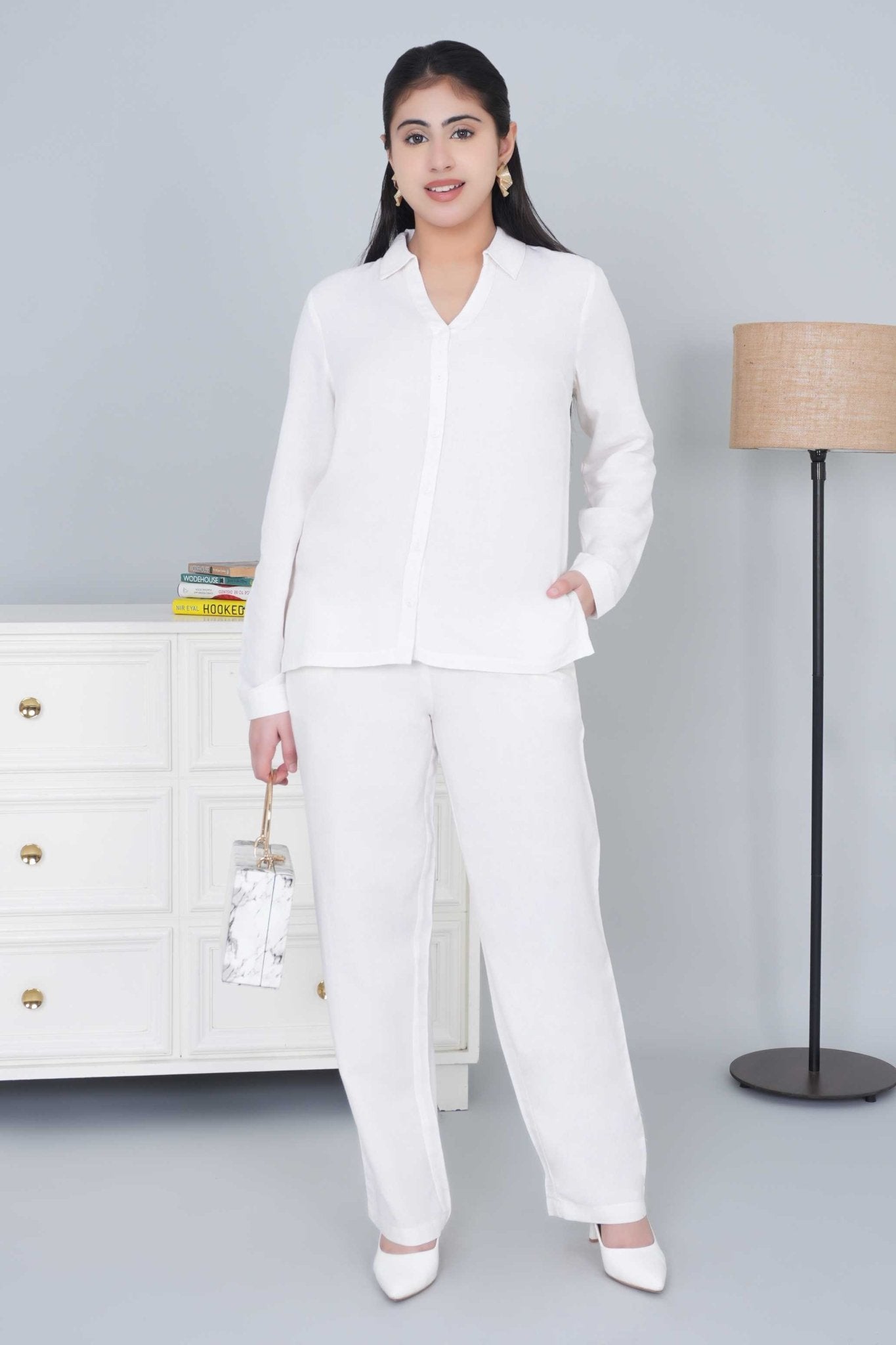 Off white cotton linen shirts - Linen shirts