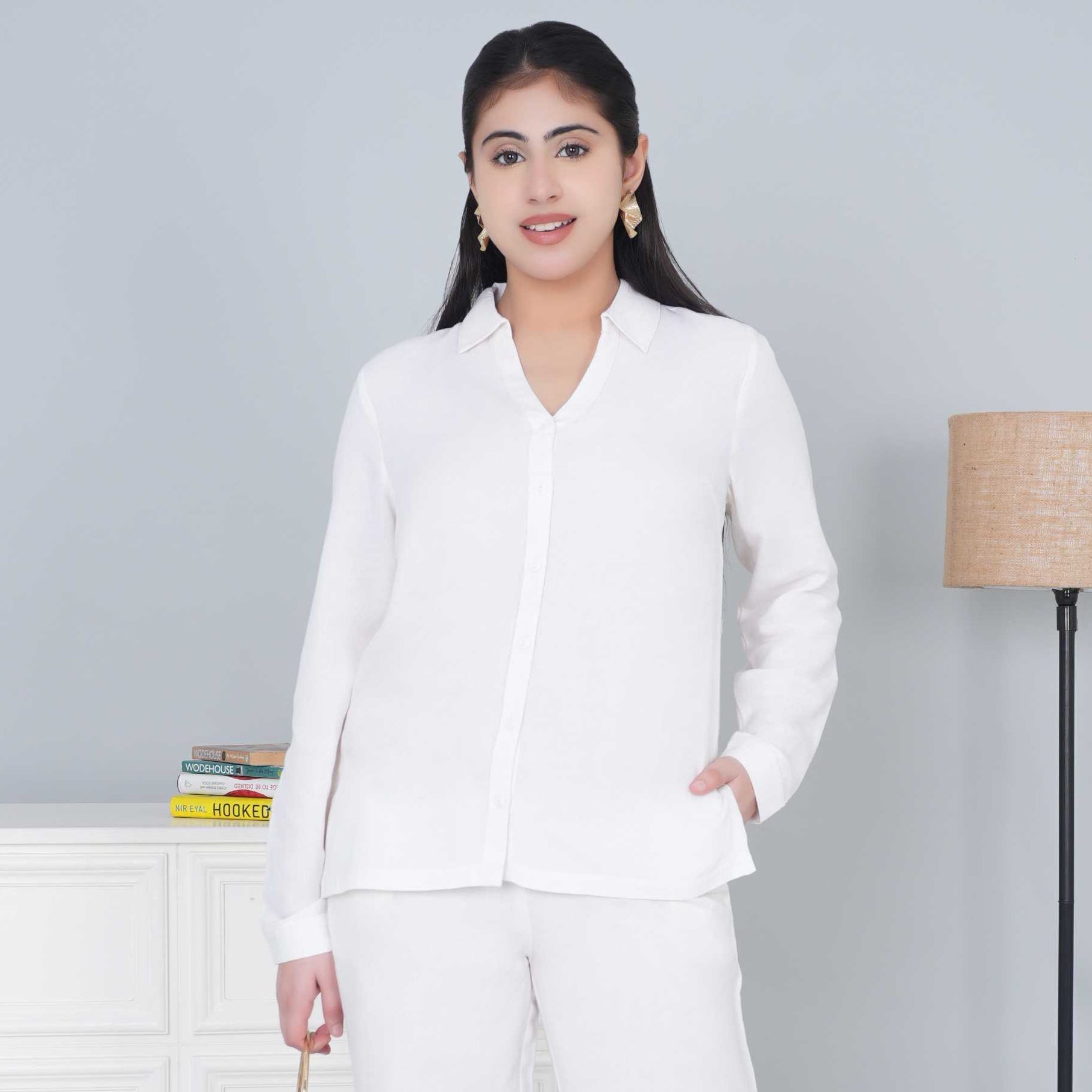 Off white cotton linen shirts - Linen shirts