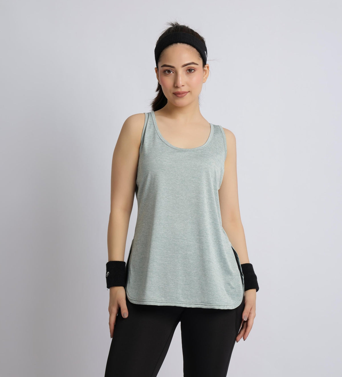 Pista melange active longline vest -Active longline vest