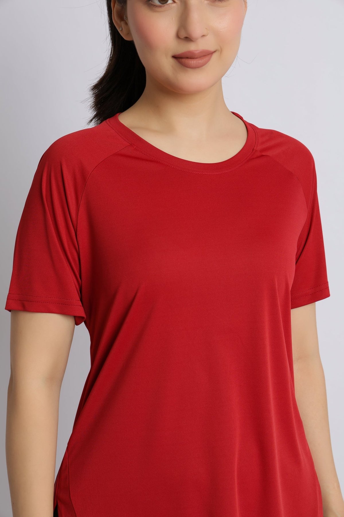 Red active regular tshirt -Active regular tshirt