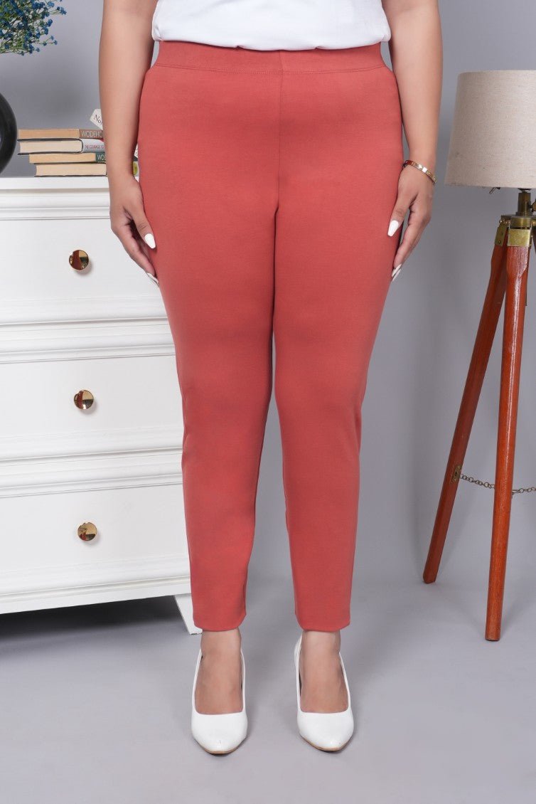 Rust cotton legging - Cotton leggings