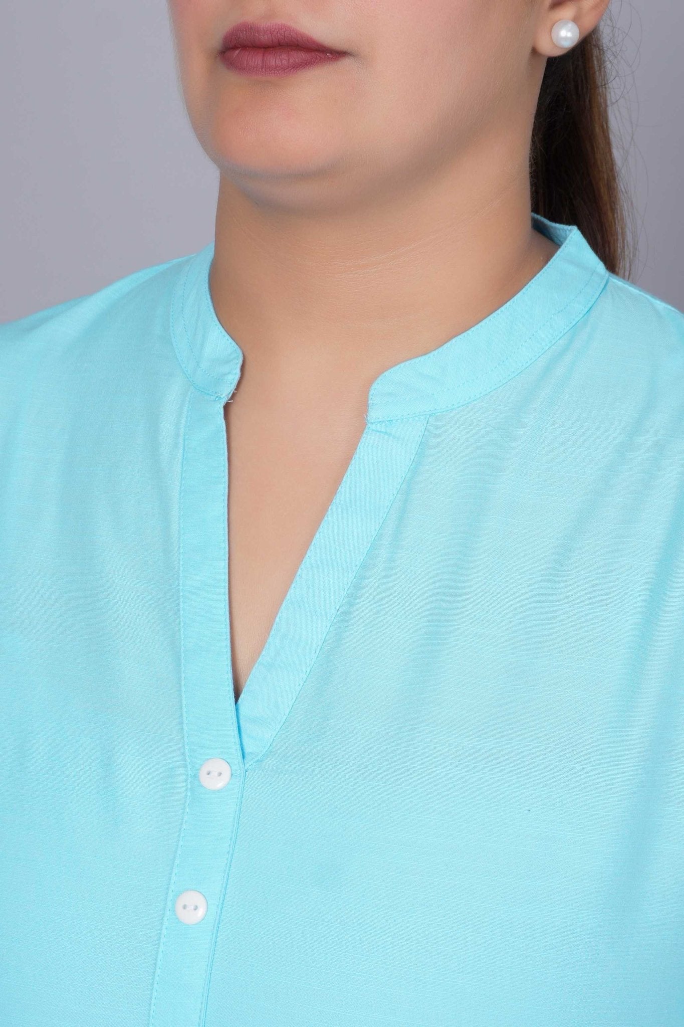 Sky 100% Premium Cotton Long Kurta - Long kurta