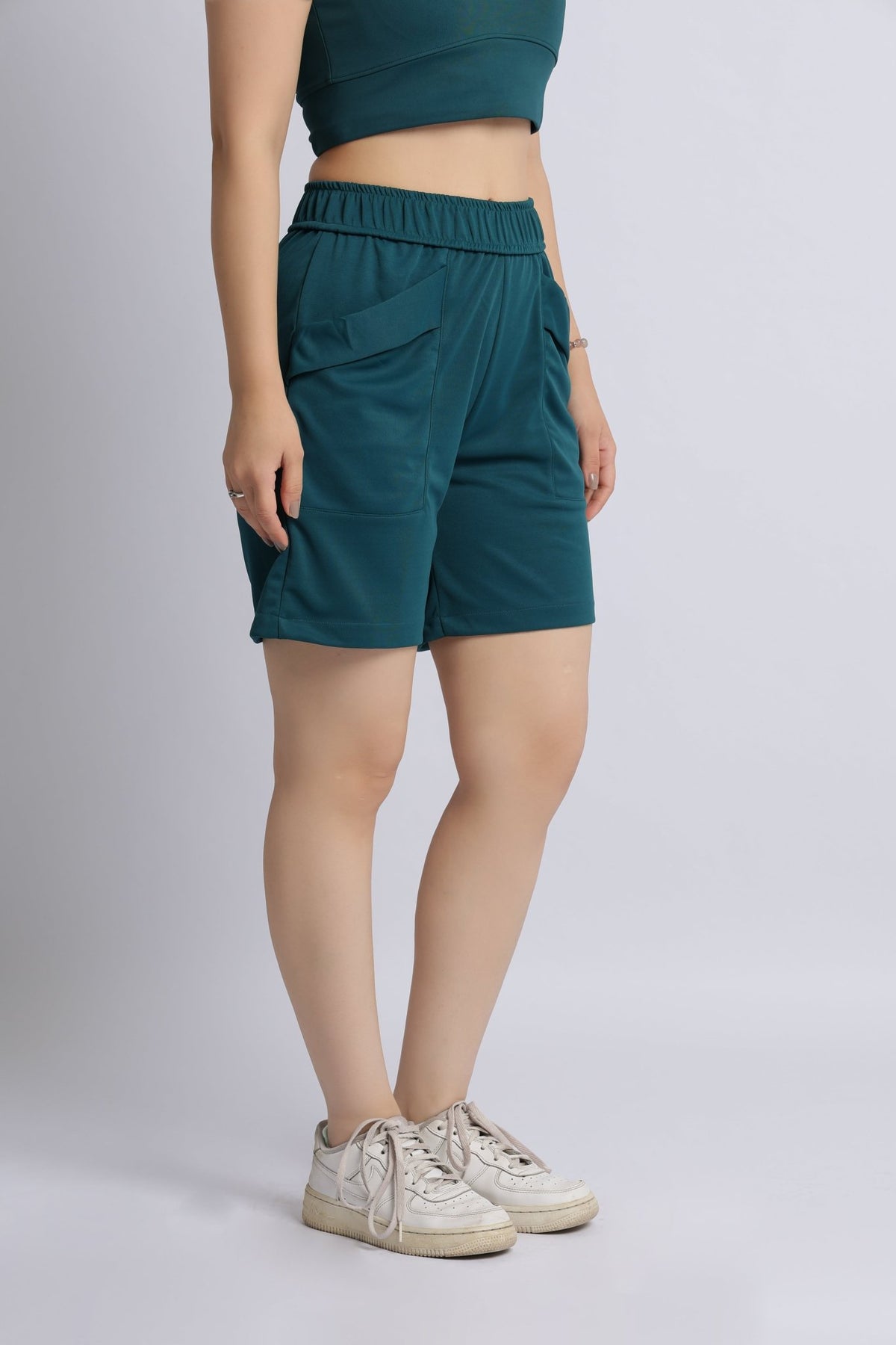 Teal active relax shorts -Active relax shorts