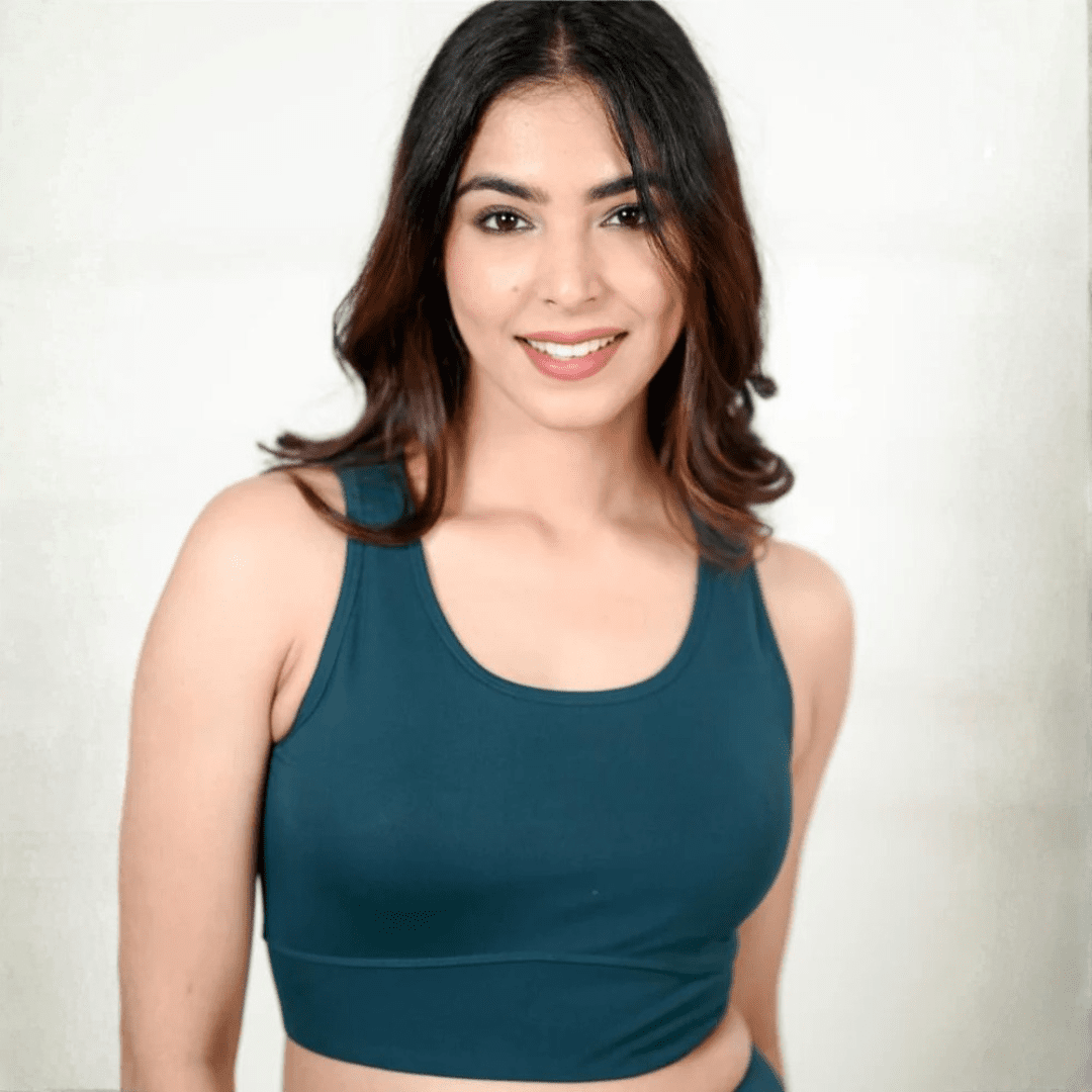 Teal All Day comfort sports Bra - Active bra
