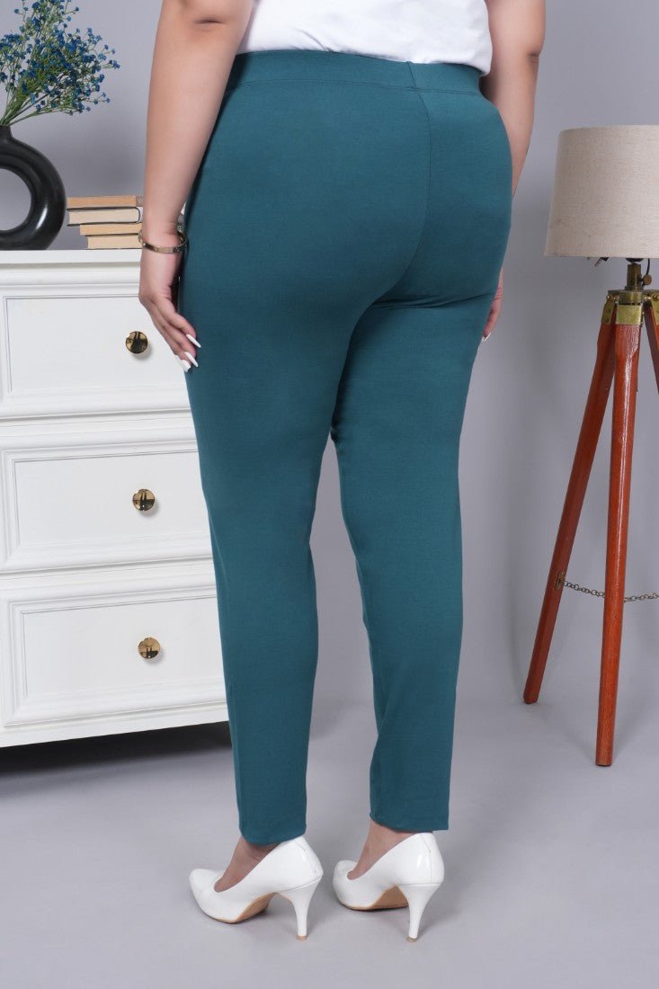 Teal cotton legging - Cotton leggings