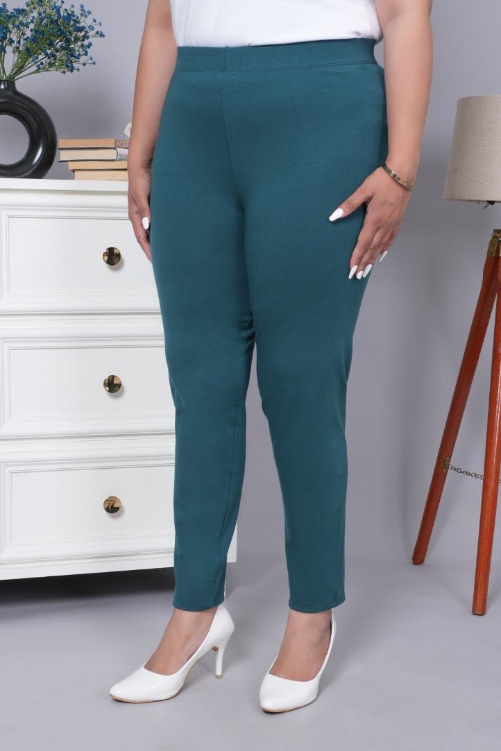 Teal cotton legging - Cotton leggings