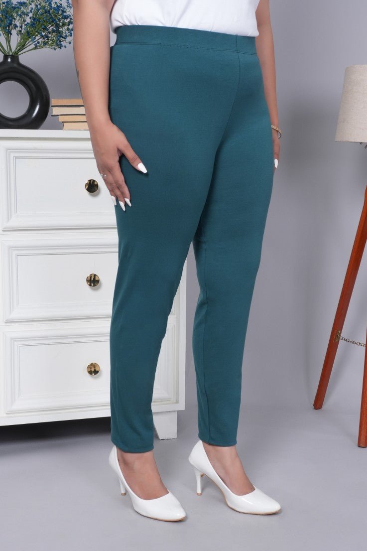 Teal cotton legging - Cotton leggings
