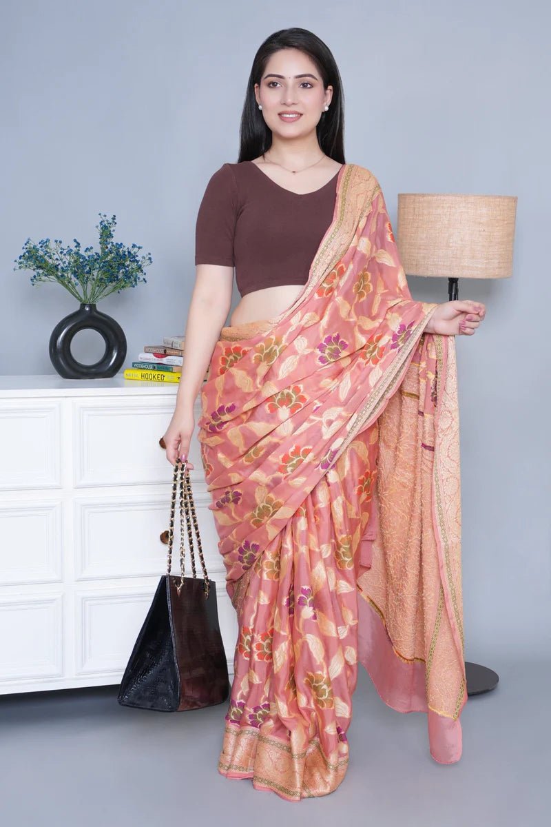 The Chloé Ribbed V - Neck Blouse - Medium