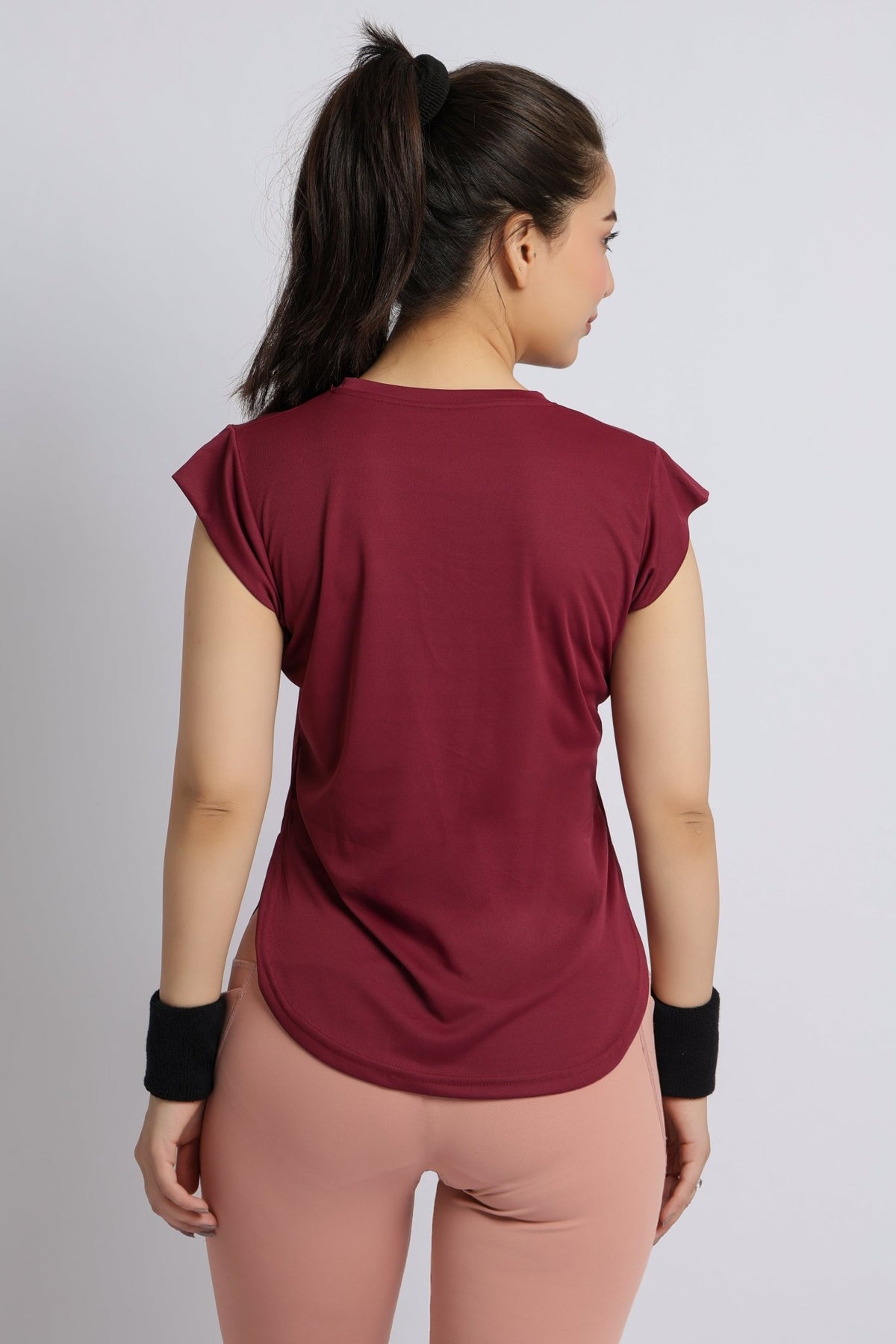 Wine active style t-shirt -Active style tshirt