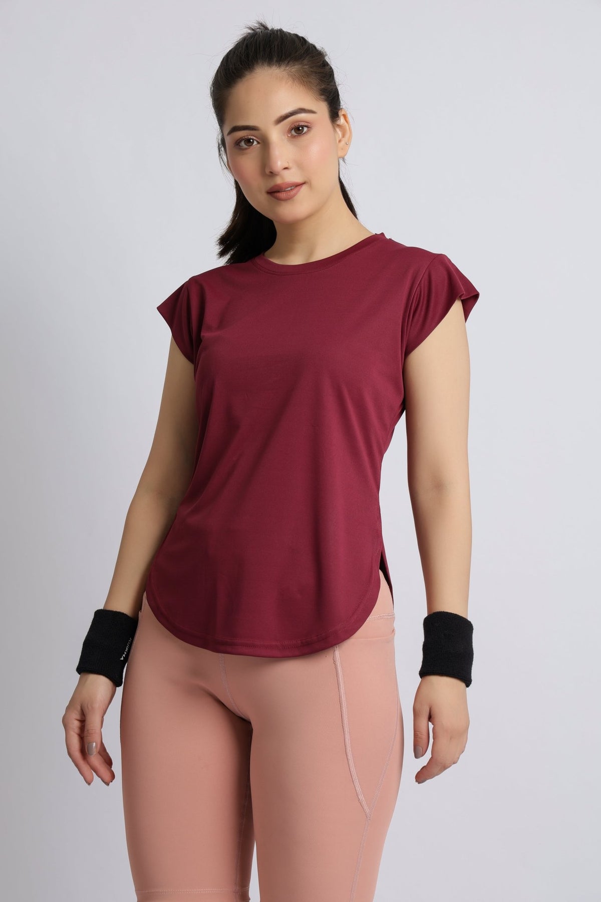 Wine active style t-shirt -Active style tshirt