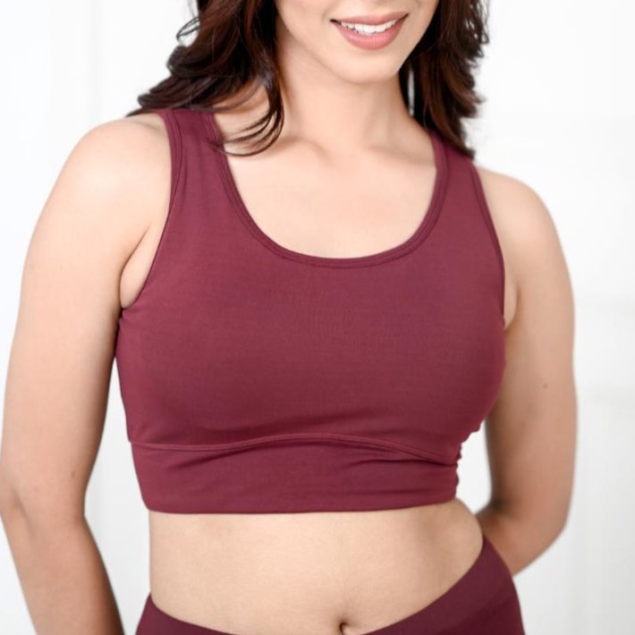 Wine comfort sports Bra1