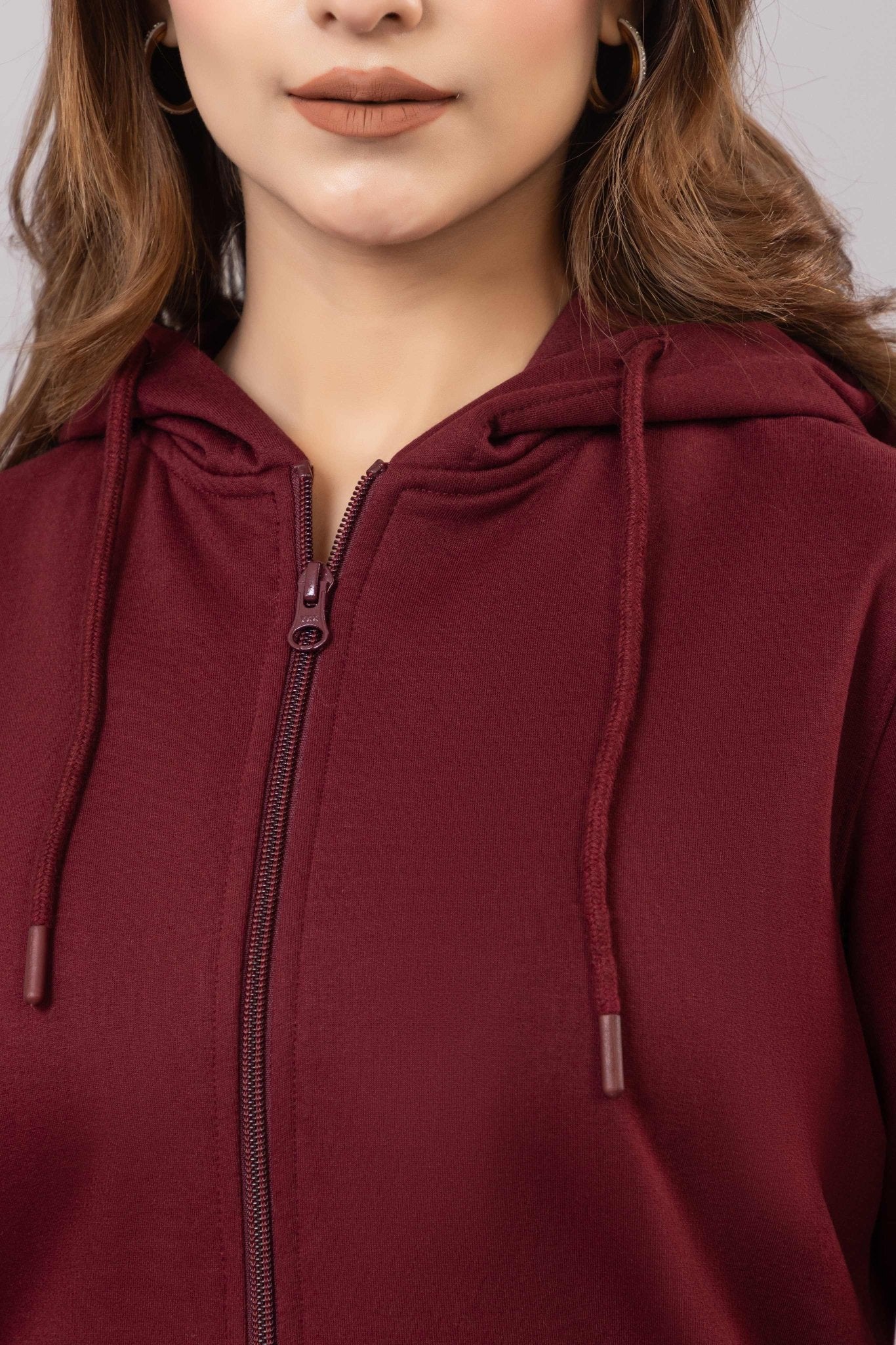 Wine winter warm hoodies with ultimate comfort - Winter hoodies