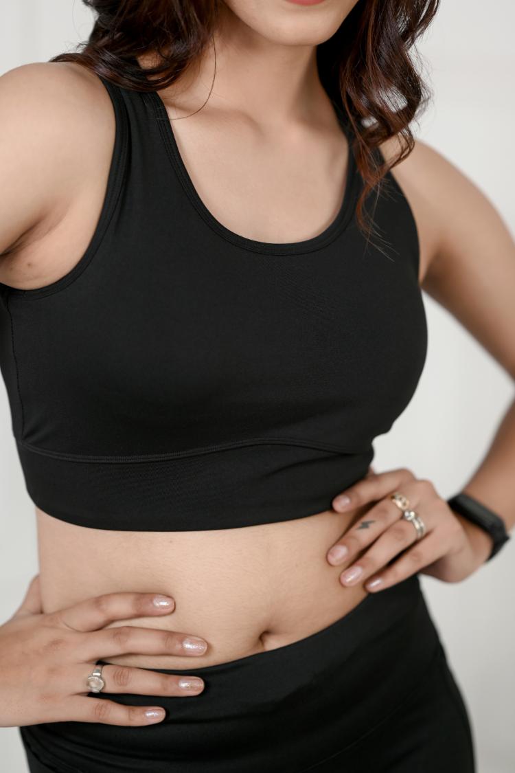 Black Active Bra -Active bra
