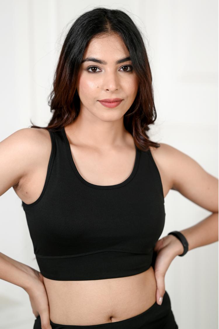 Black Active Bra -Active bra